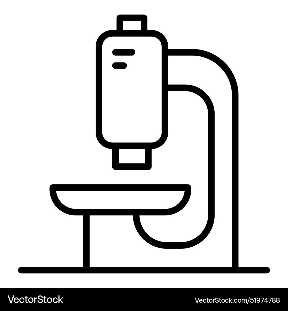 Lab icon in thin line style graphic design vector image