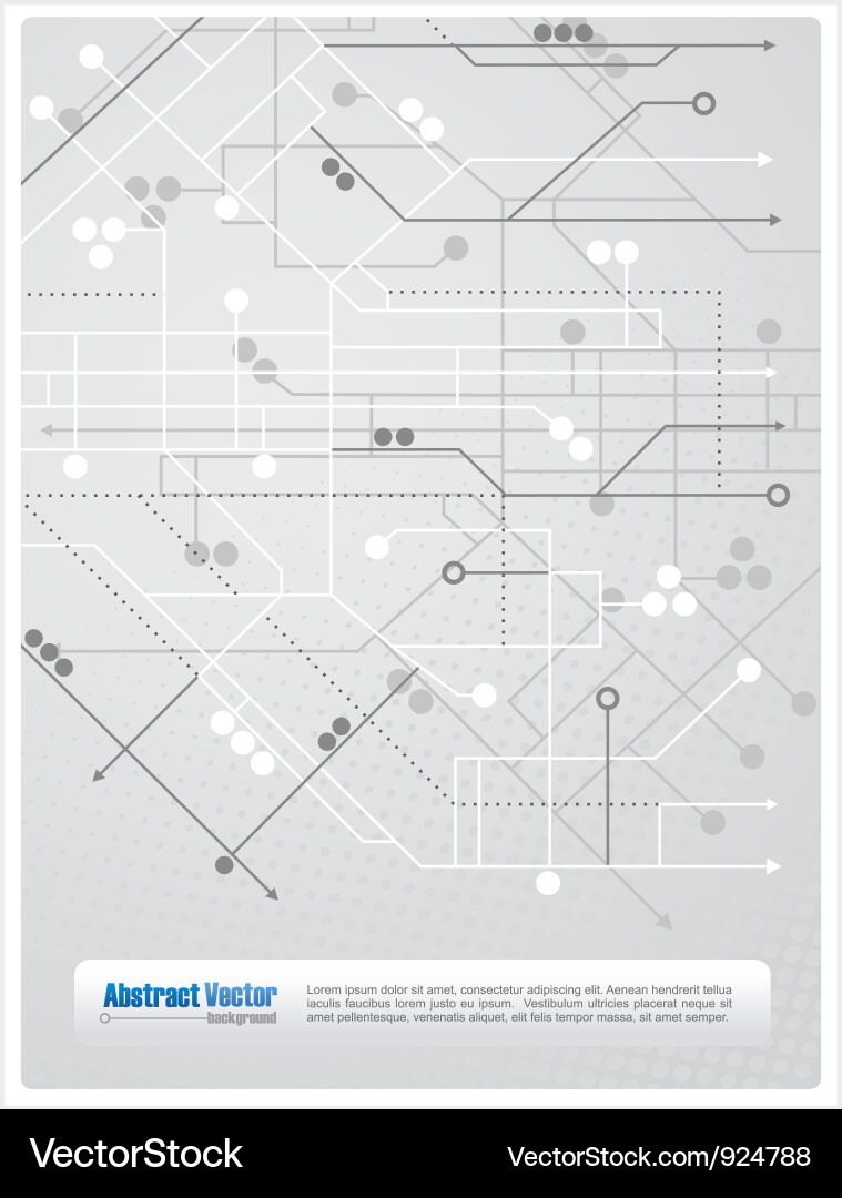 Modern Abstract Network Background Vector Image