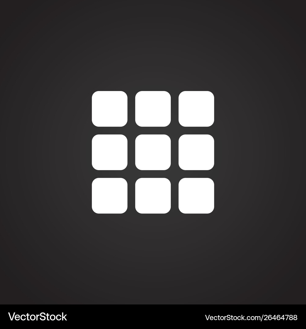 Option button icon on background for graphic Vector Image