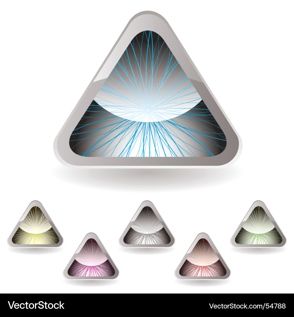 Triangle iris Vector Image