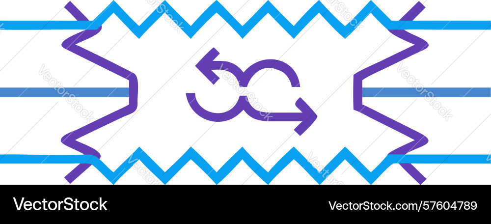 Data exchange refresh sync icon design generative vector image