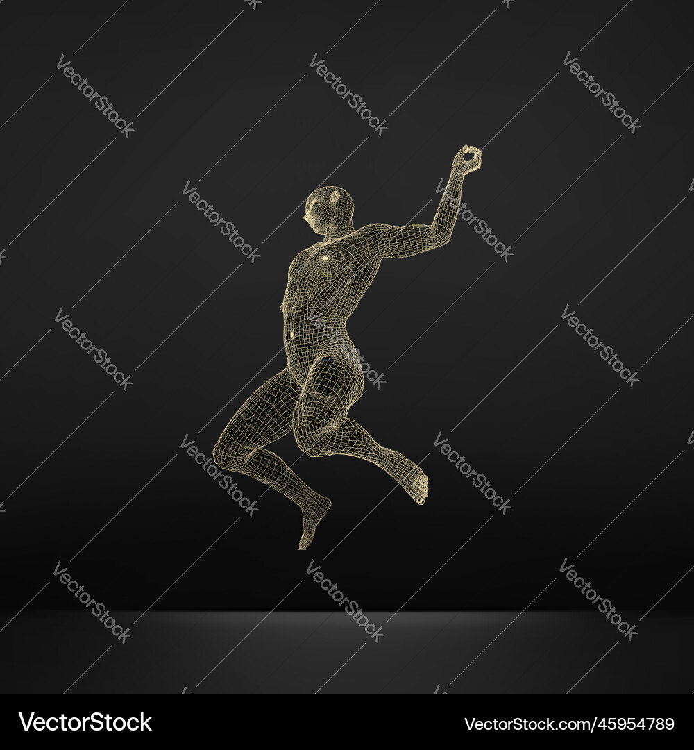 Man falls down from a height fall on jump Man falls down from a height fall on jump vector image