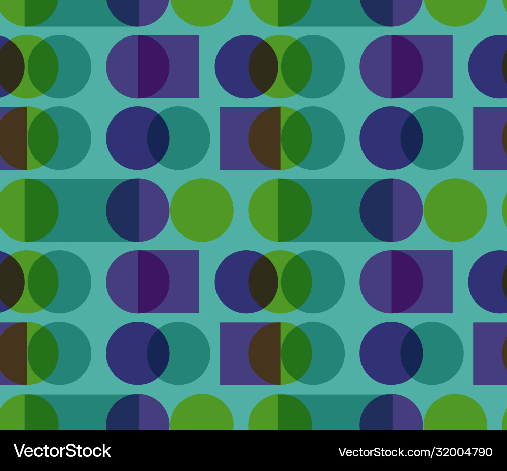 Abstract semi transparent seamless pattern design Vector Image