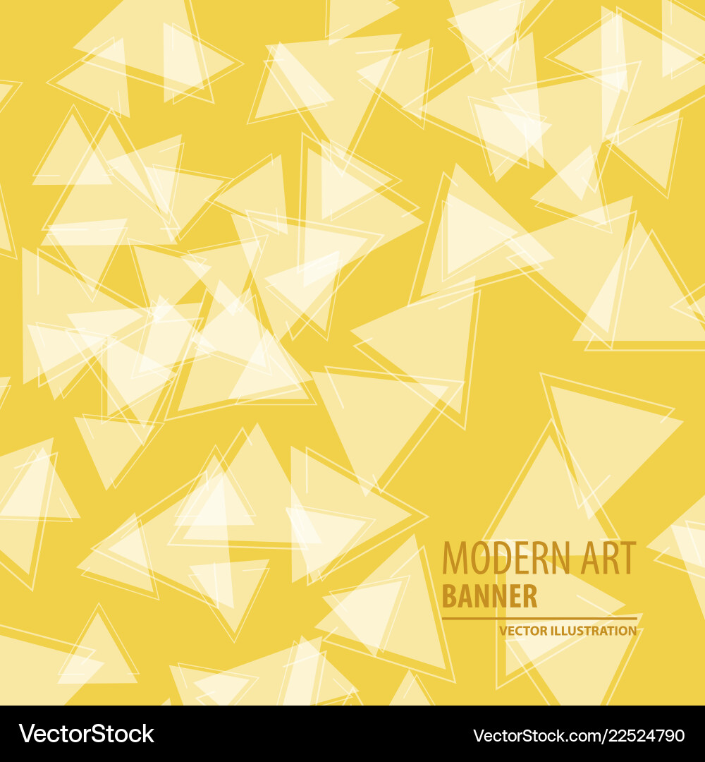 Abstract triangle background 3d triangles modern vector image