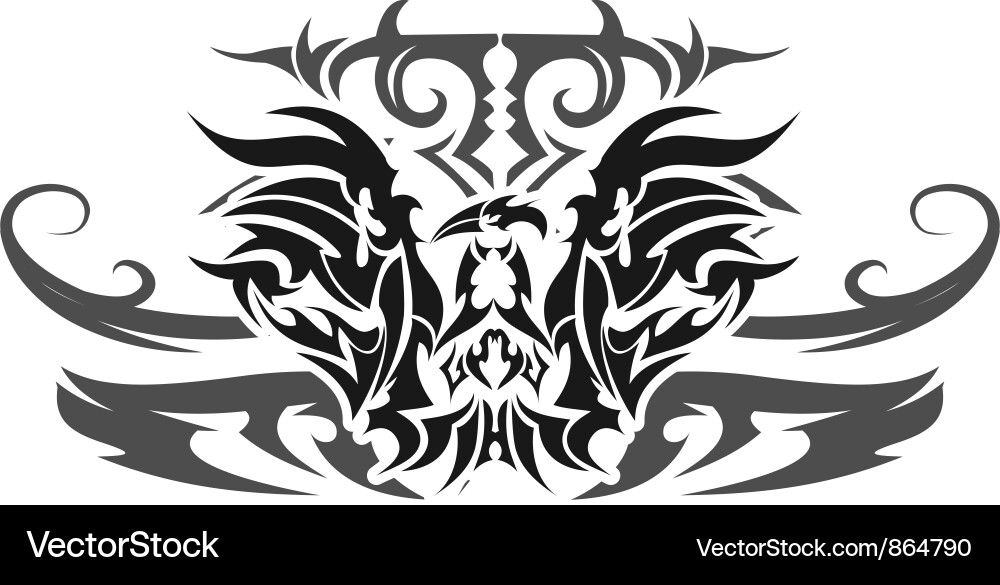 Abstract Tribal Shape vector image