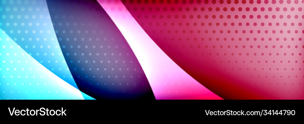 Fluid gradient neon color waves abstract Fluid gradient neon color waves abstract Vector Image