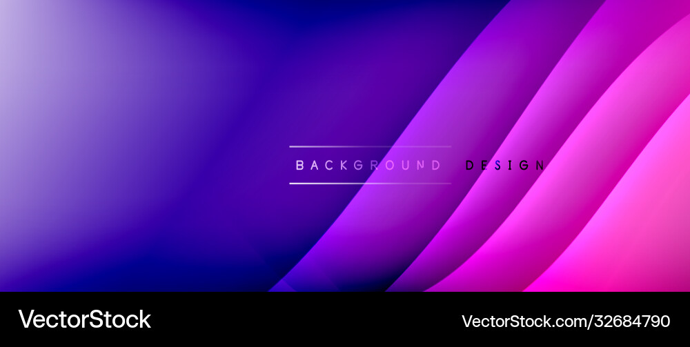 Fluid gradient waves with shadow lines and glowing Fluid gradient waves with shadow lines and glowing Vector Image