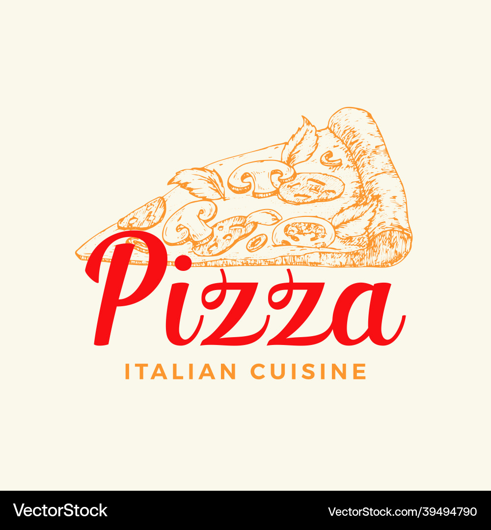 Italienische Küche Abstraktzeichen Symbol Italienische Küche Abstraktzeichen Symbol vektorbild