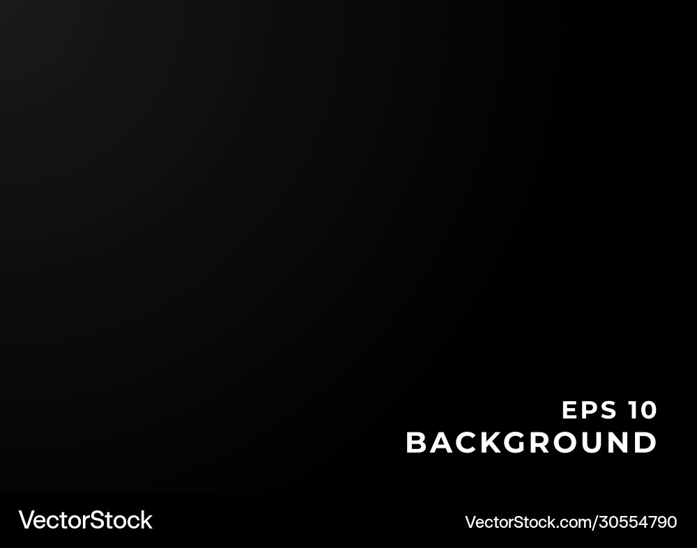 Modern Gray and Black Gradient Background vector image