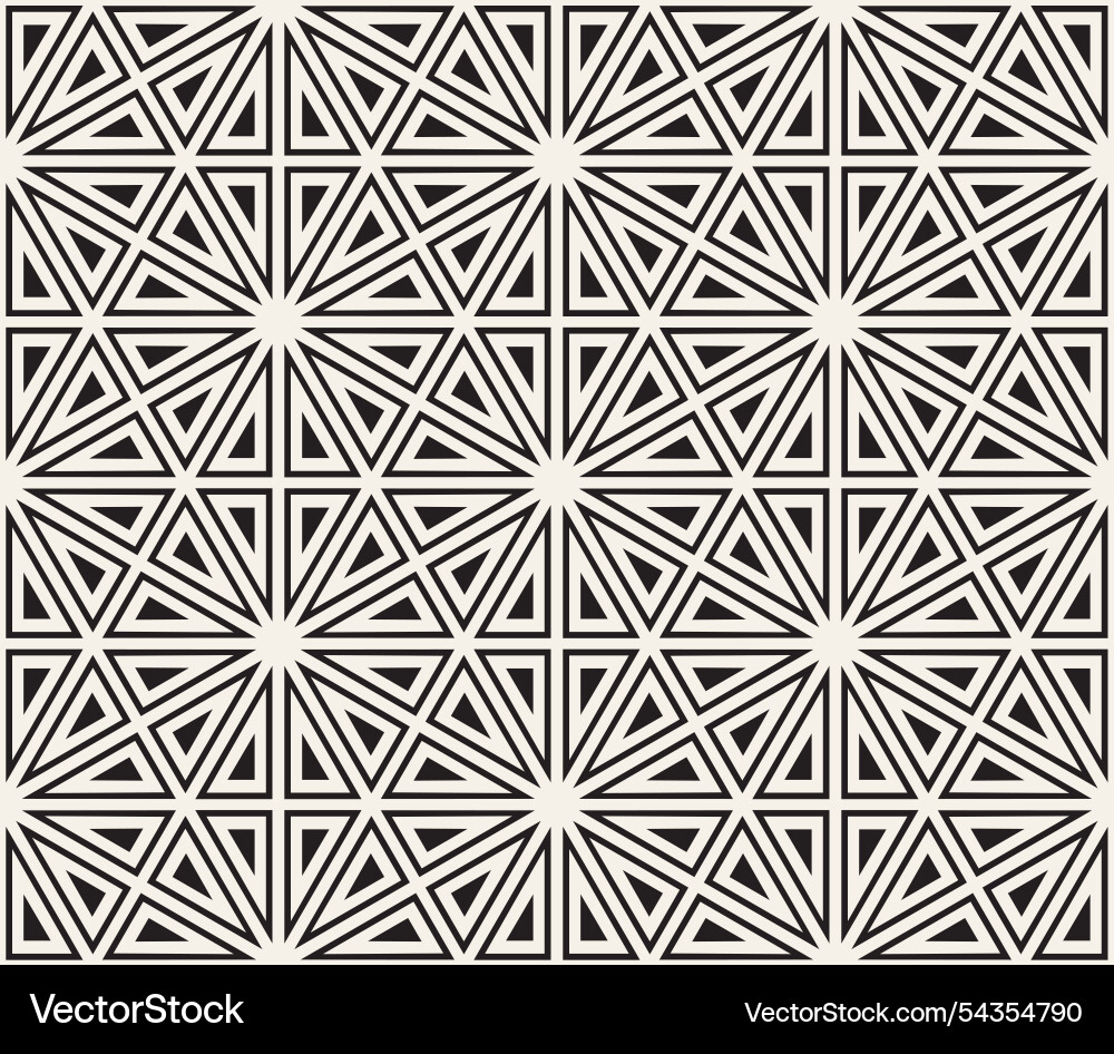 Seamless pattern repeating geometric elements Vector Image