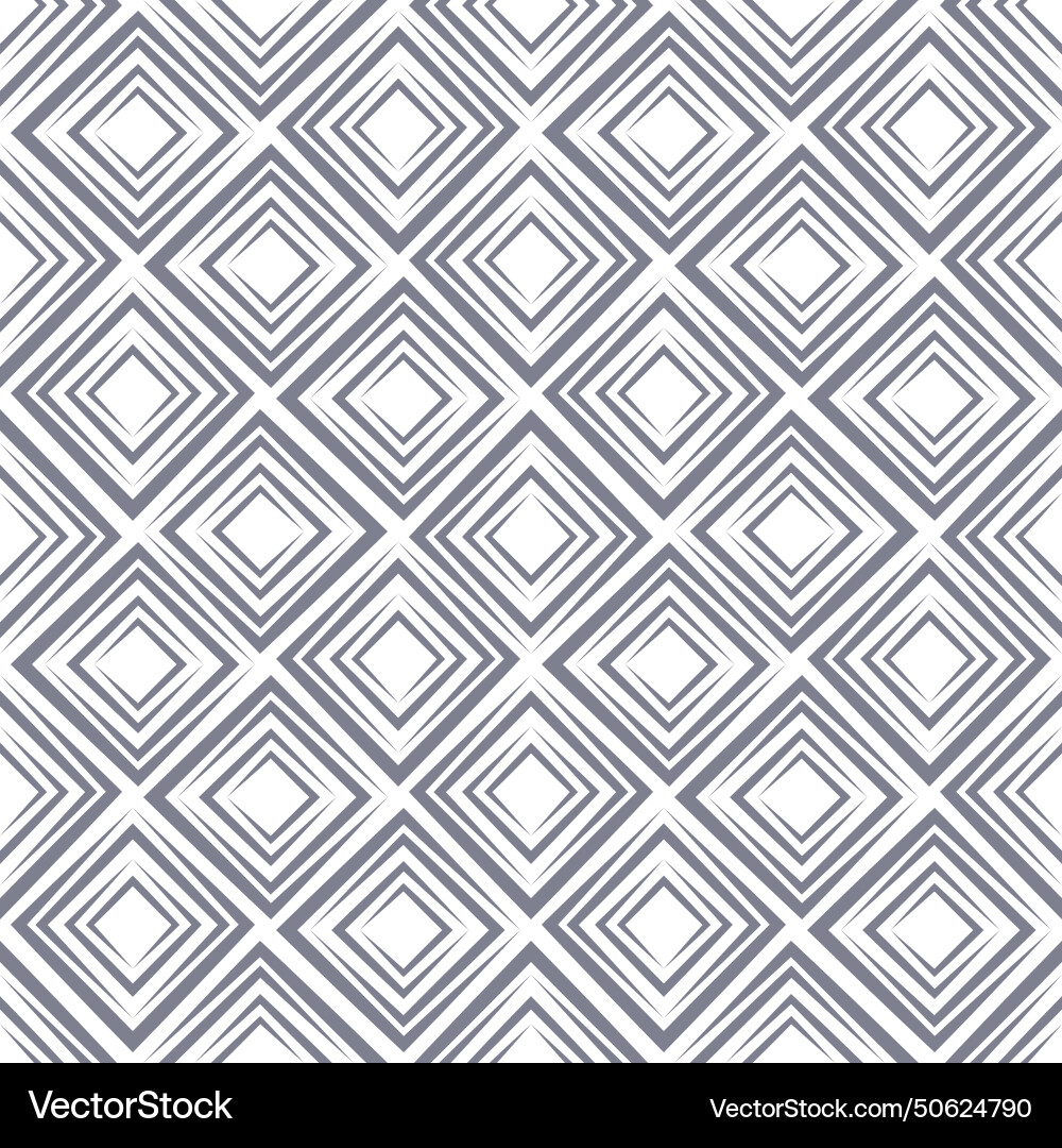 Seamless pattern with square rhombuses Vector Image