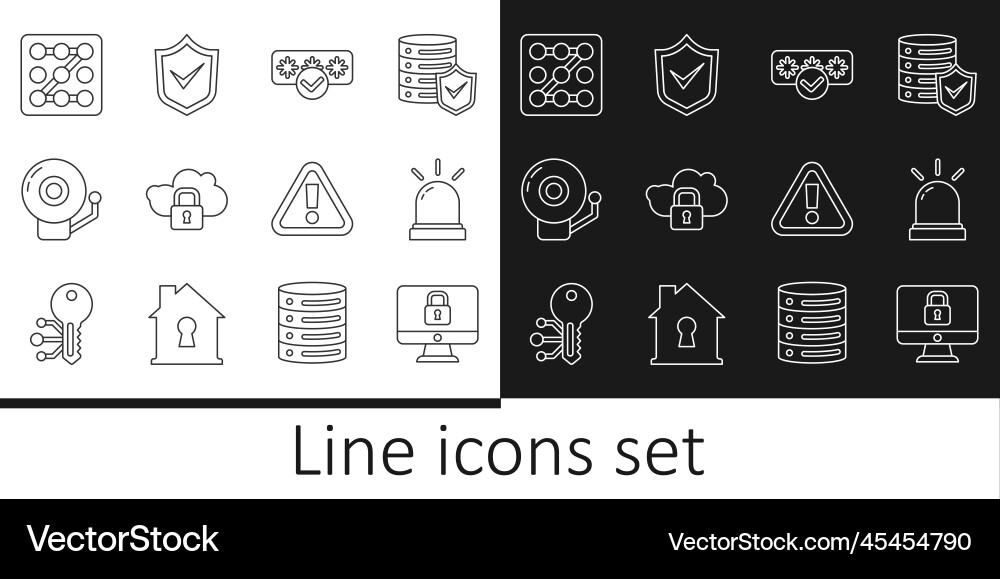 Set line lock on computer monitor motion sensor Set line lock on computer monitor motion sensor Vector Image