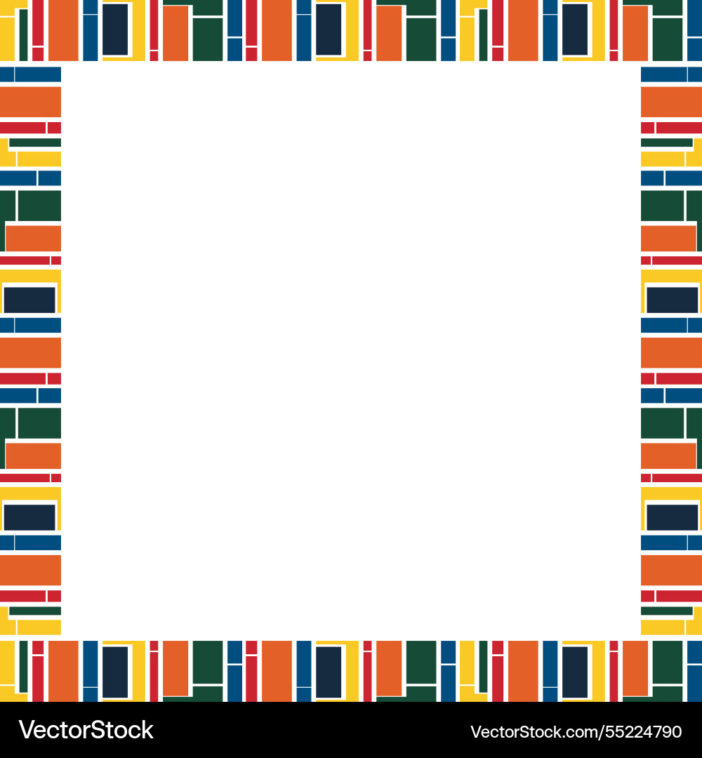 Square frame for text modern art graphics Square frame for text modern art graphics Vector Image