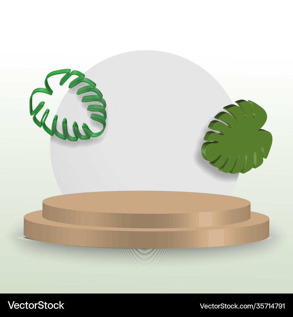Abstract minimal scene with geometric forms Vector Image