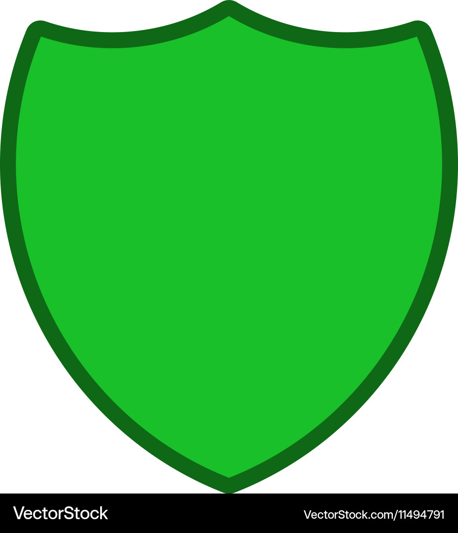 Shield toolbar icon Vector Image