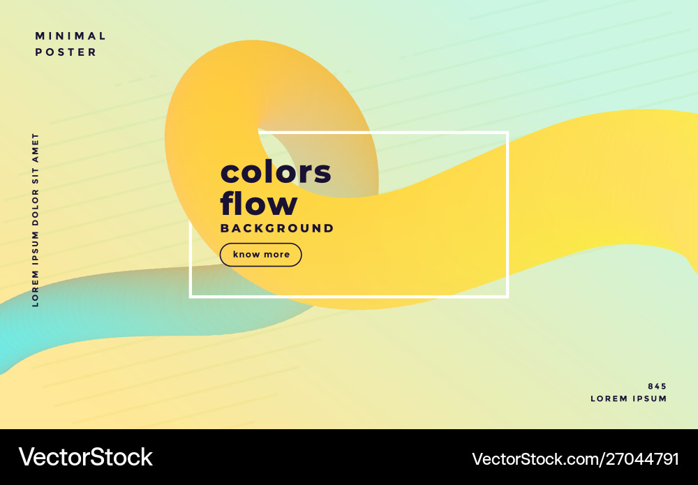 Soft pastel color abstract fluid loop background vector image