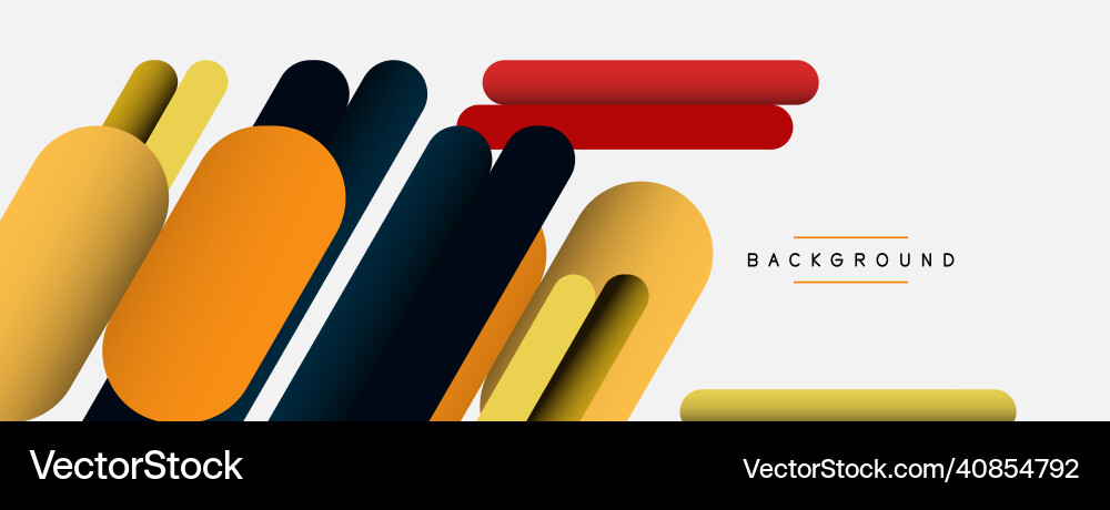 Abstract background round shapes lines Abstract background round shapes lines Vector Image