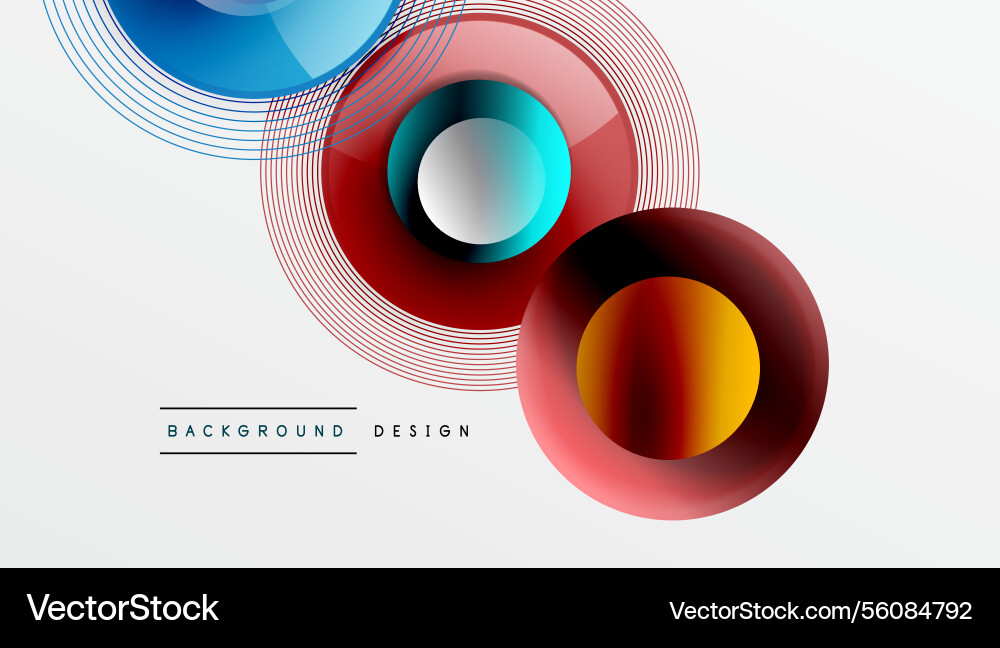 Abstract composition of overlapping circles Abstract composition of overlapping circles vector image