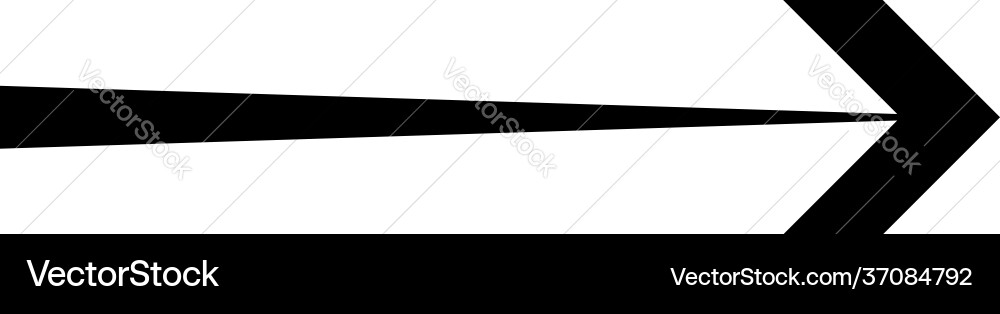 Black arrow pointing right shape element Black arrow pointing right shape element Vector Image