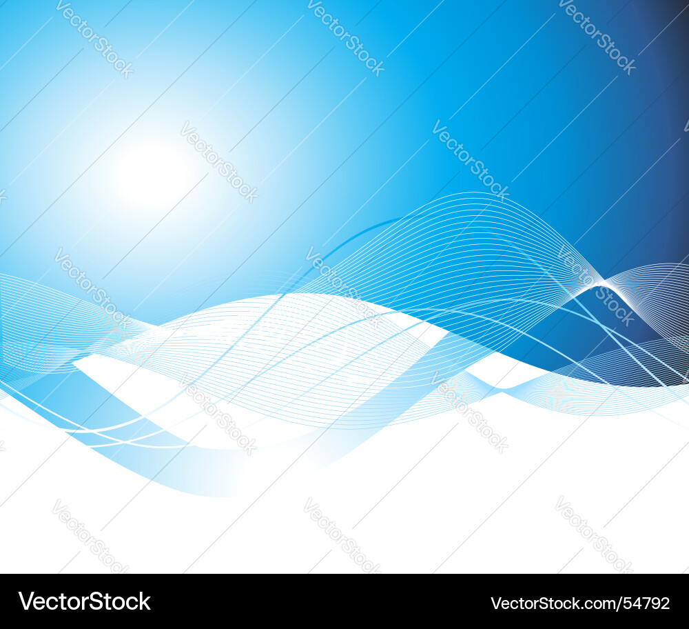 Dynamic Wave Background vector image