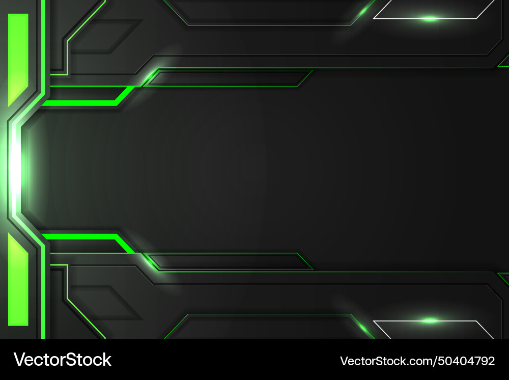 Modern background green with element Modern background green with element Vector Image