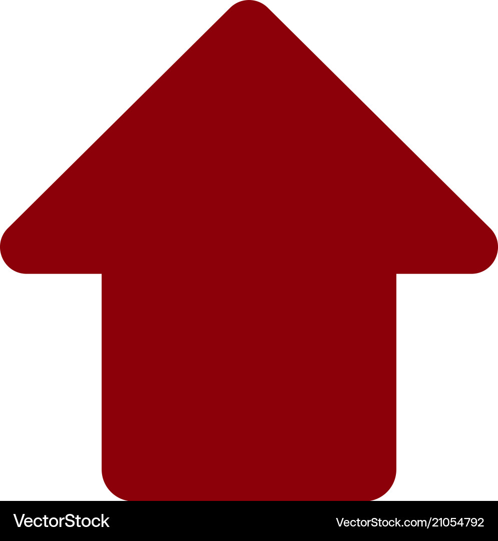 Pointer arrow in modern flat style button Pointer arrow in modern flat style button vector image
