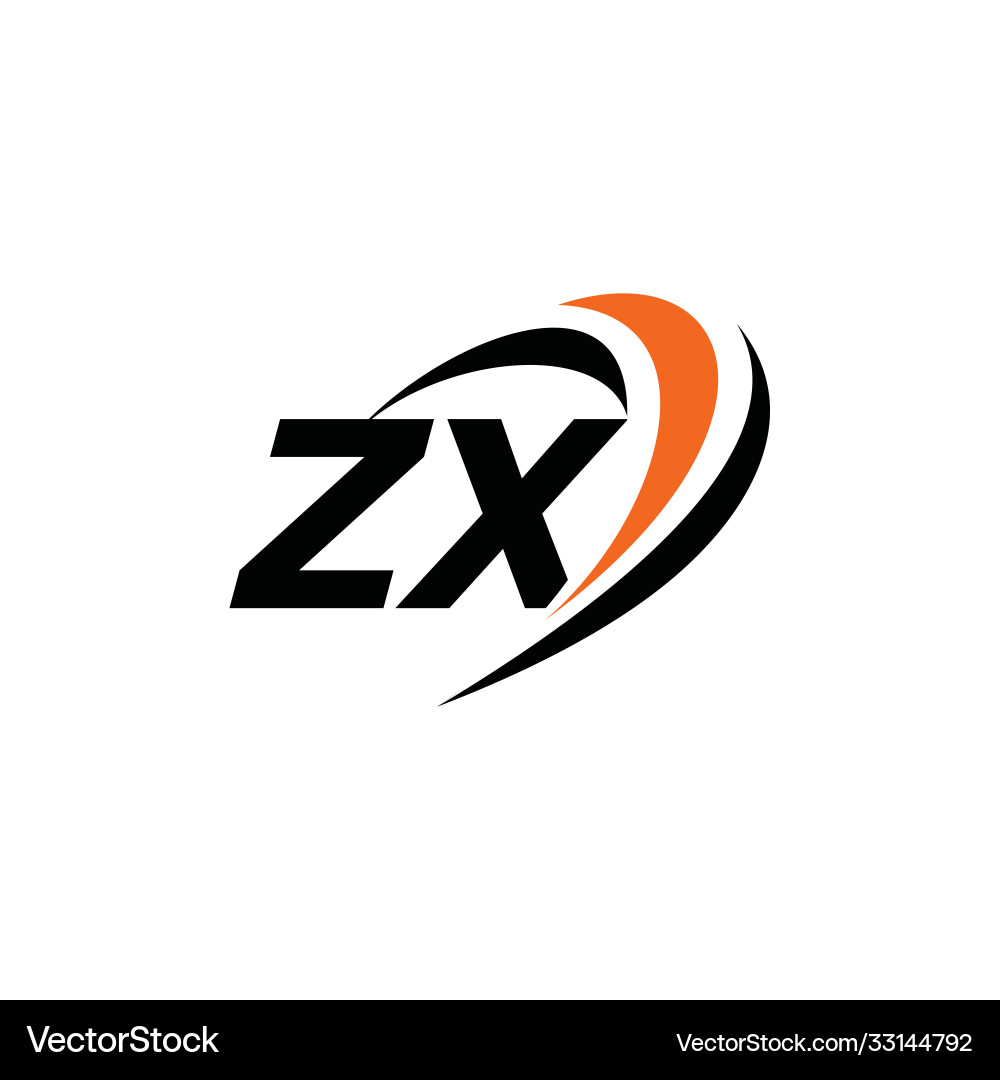 Zx monogram logo (33144792) – Royalty-Free Vector | VectorStock