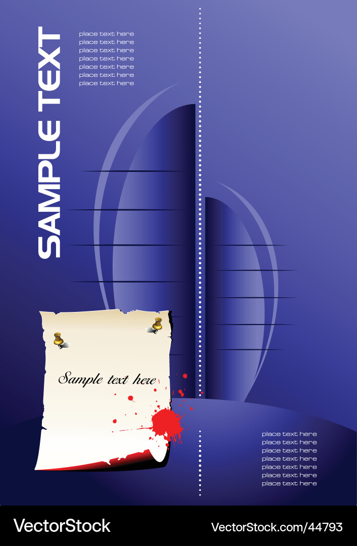 Damaged Paper Texture Vector Image