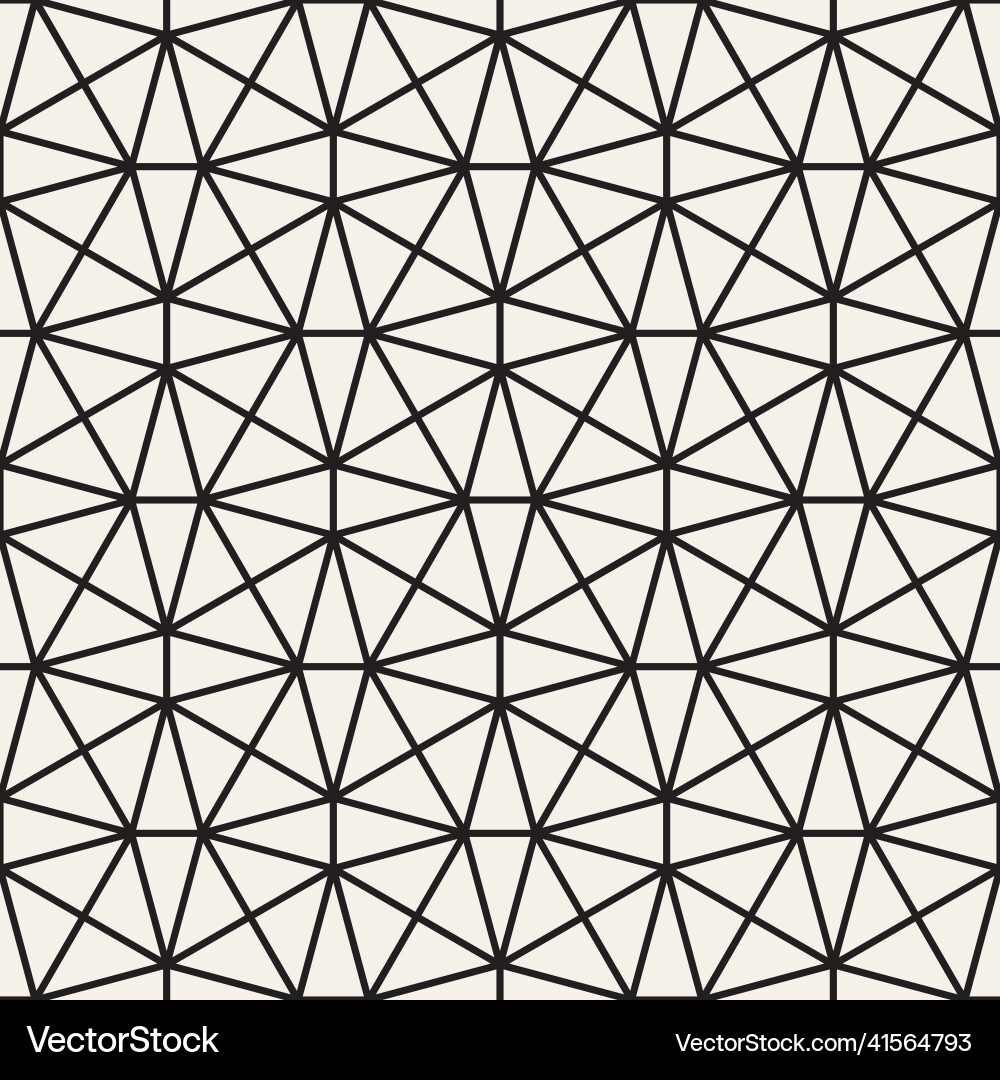 Seamless pattern repeating geometric elements Vector Image