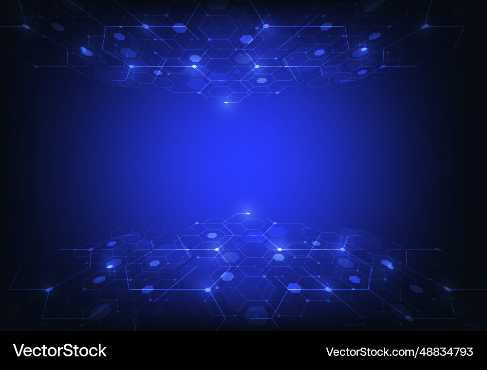 Tech Circuit Background vector image