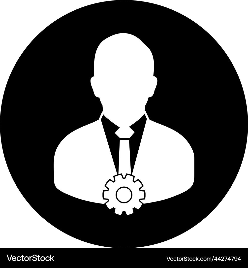 Account security icon rounded style button eps Account security icon rounded style button eps Vector Image