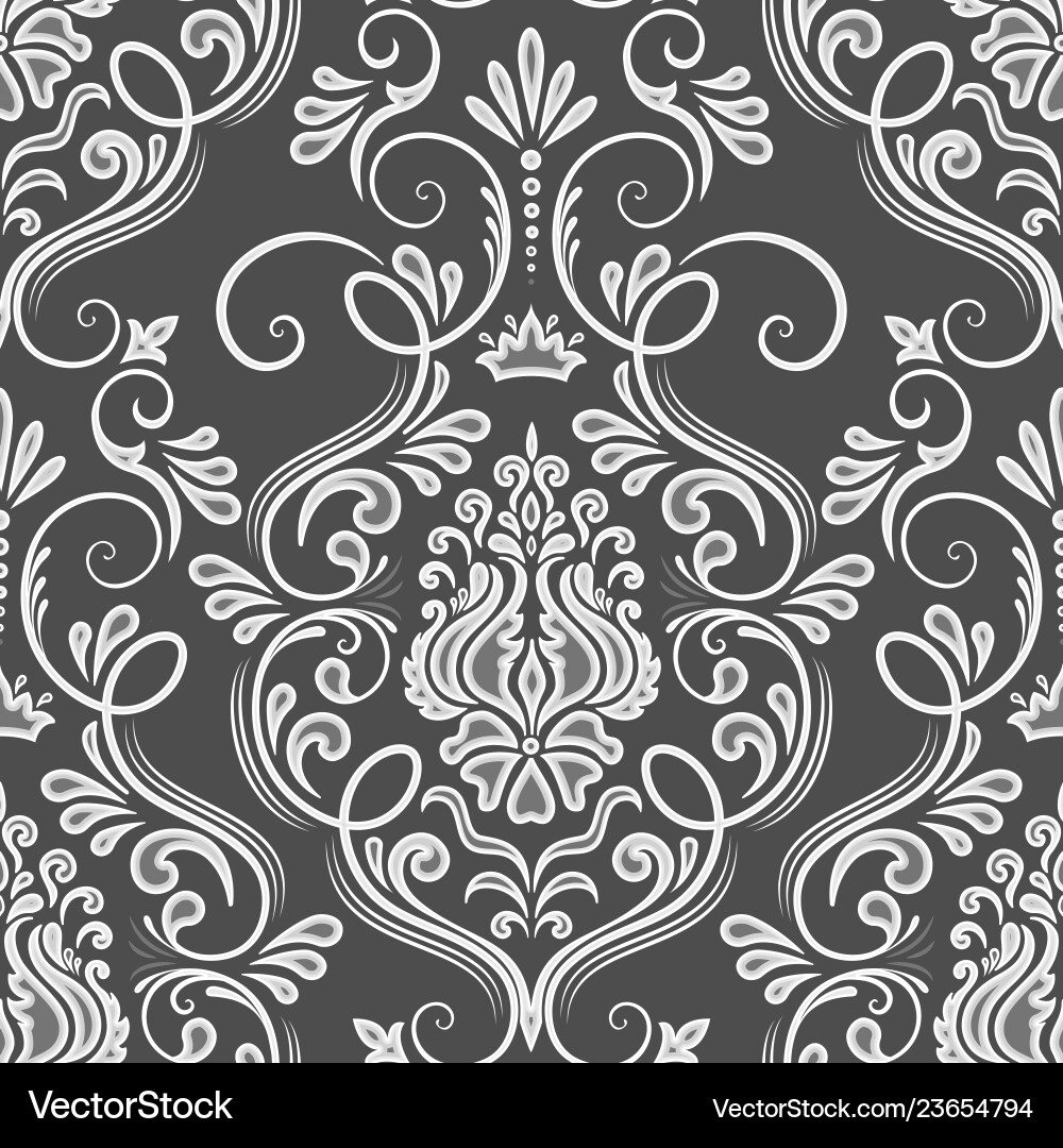 Elegant Damask Pattern vector image