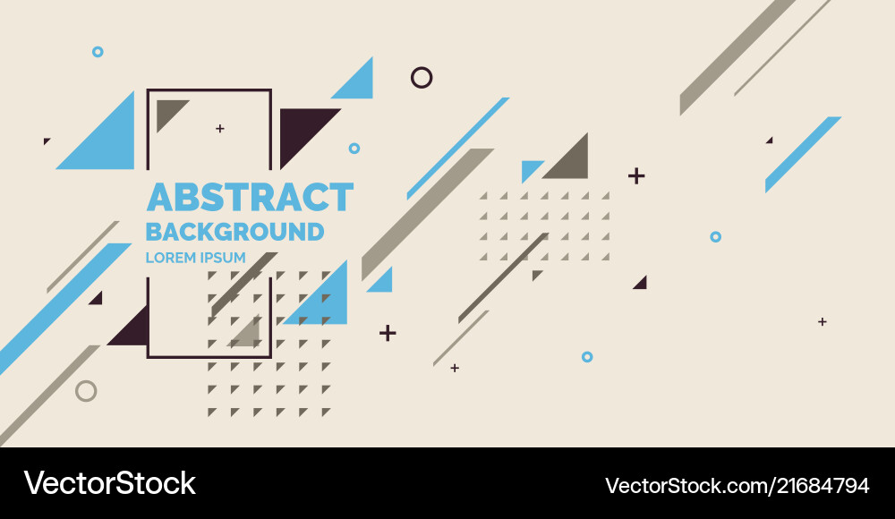 Modern Geometric Background vector image