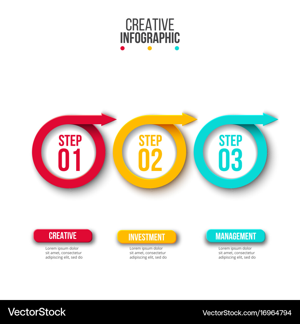 Process & Data Steps vector image