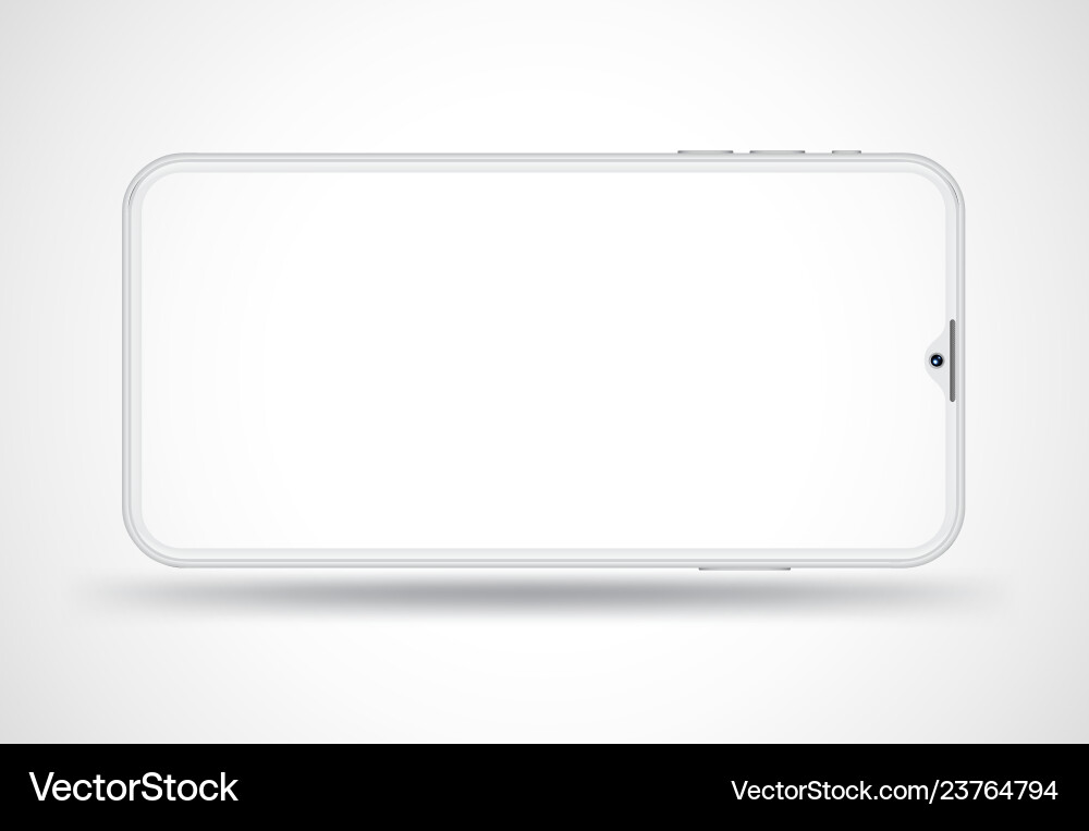 Realistische Smartphone-Mockups Realistische Smartphone-Mockups vektorbild