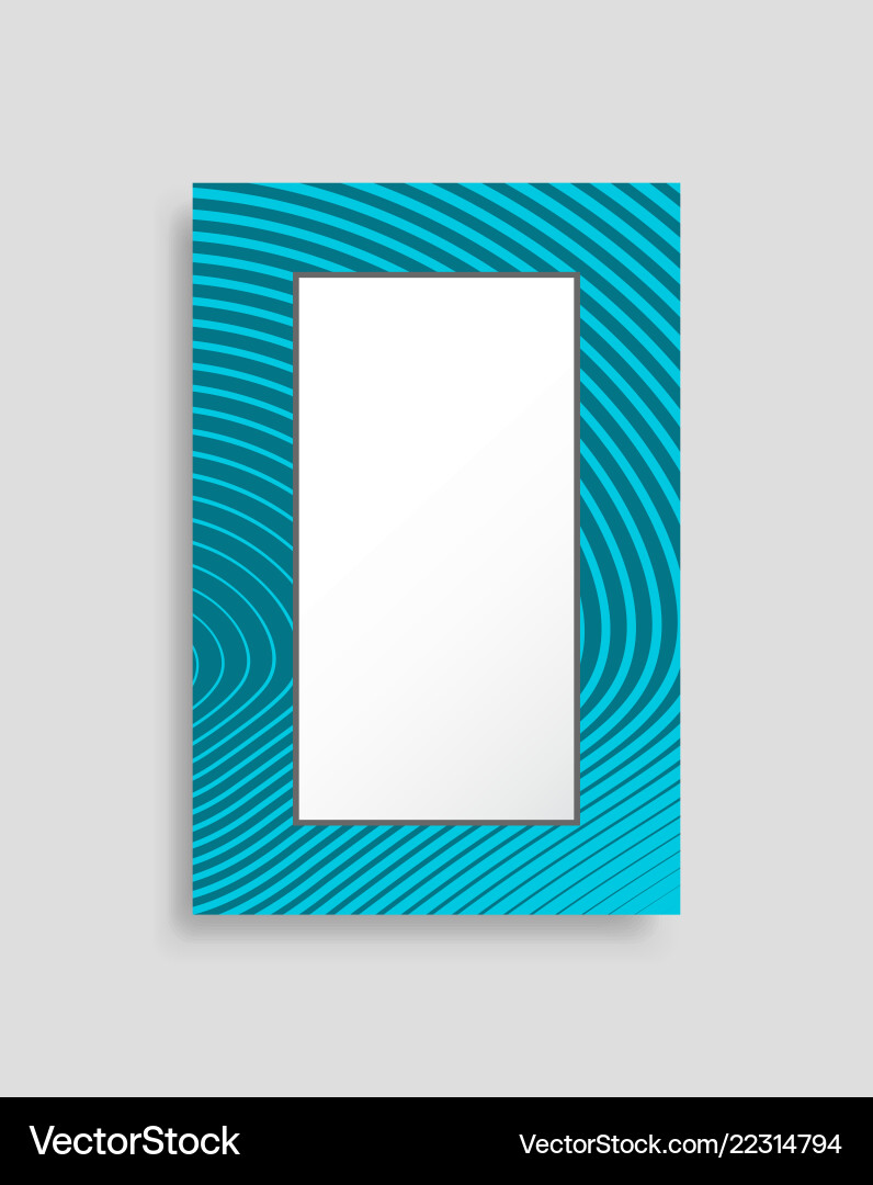 Rectangular frame photo container colorful banner Rectangular frame photo container colorful banner vector image