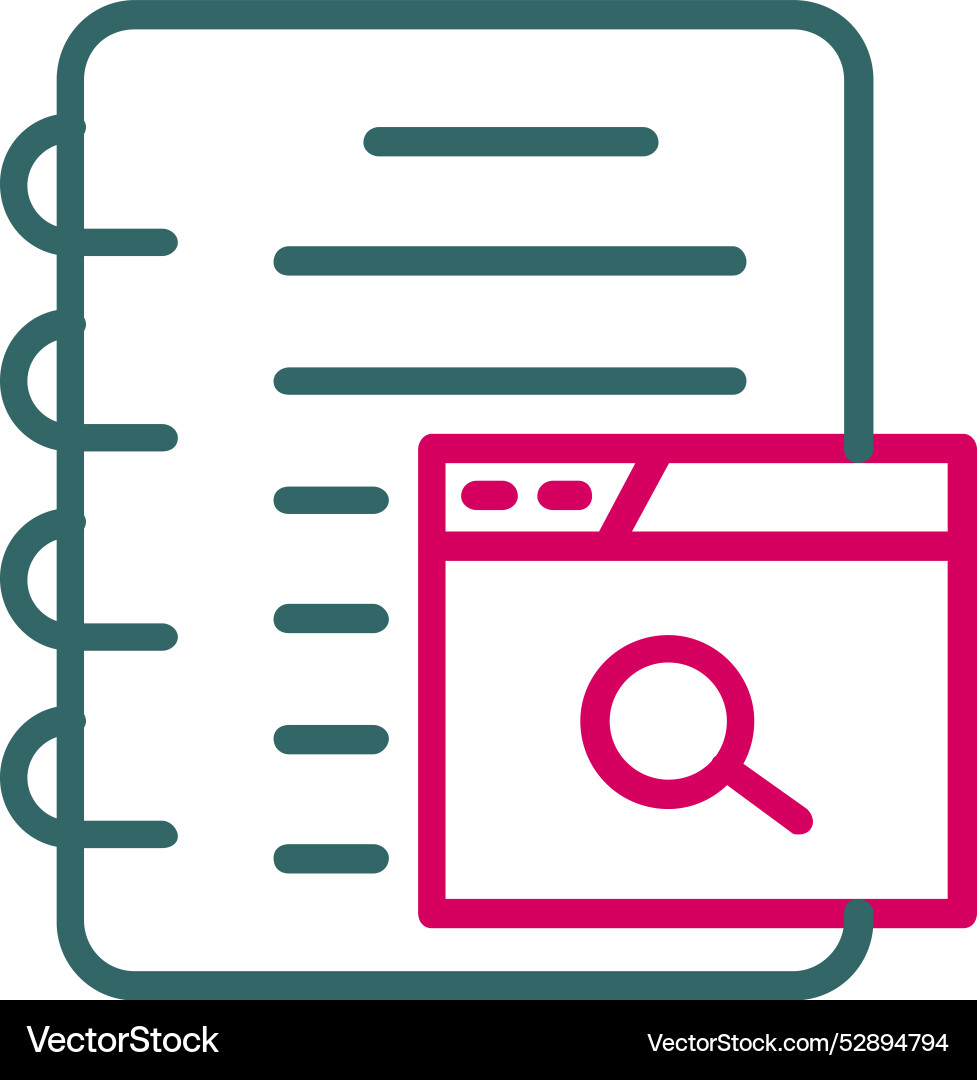 Web browser icon design vector image