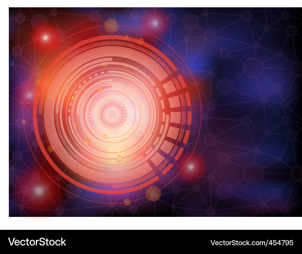 Abstract Circular Gradient Background vector image
