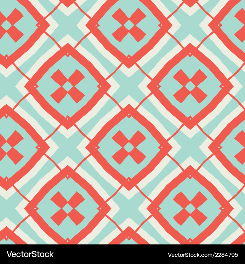 Abstract retro pattern vector image
