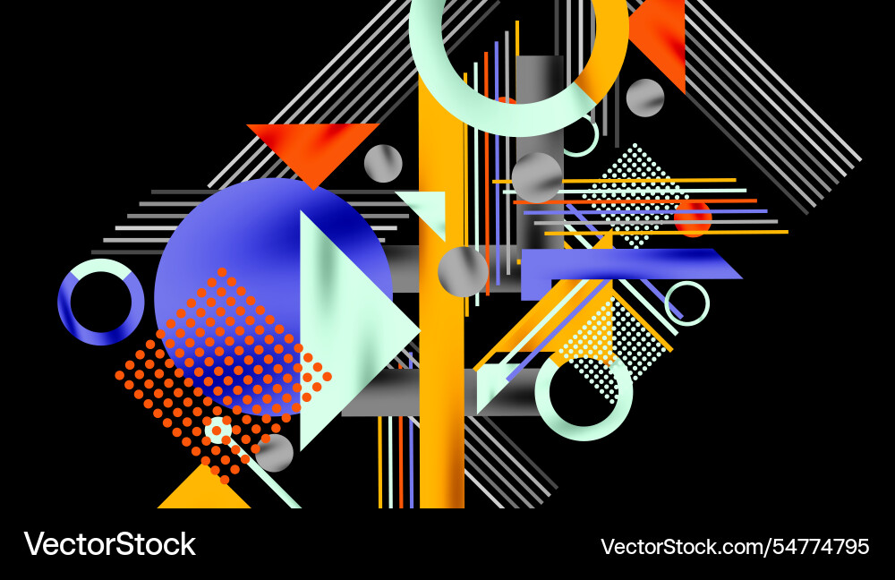 Geometric background showcasing sharp lines Geometric background showcasing sharp lines vector image
