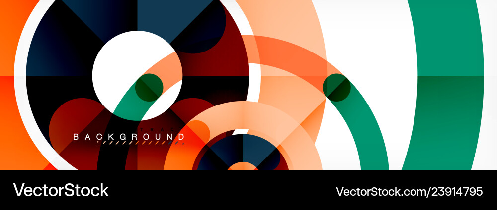 Line design circles abstract background Line design circles abstract background vector image