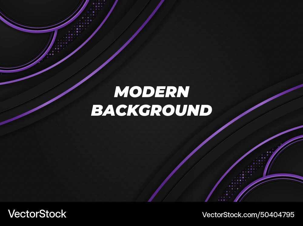 Modern background black and red with element Modern background black and red with element Vector Image