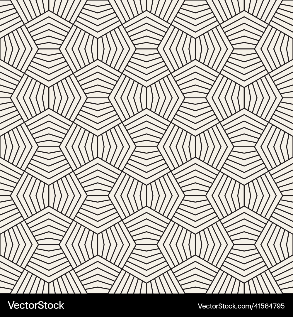 Seamless pattern repeating geometric elements Vector Image