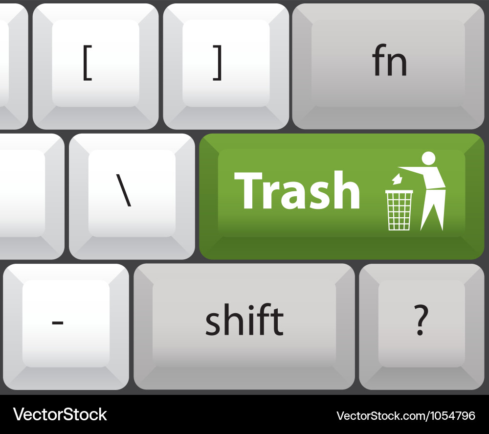 Computer keyboard vector image
