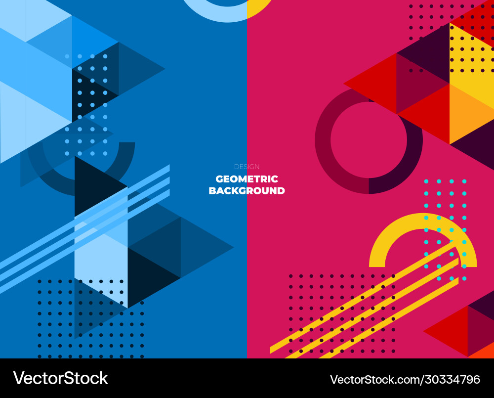 Flat minimal geometric background dynamic shapes Flat minimal geometric background dynamic shapes vector image