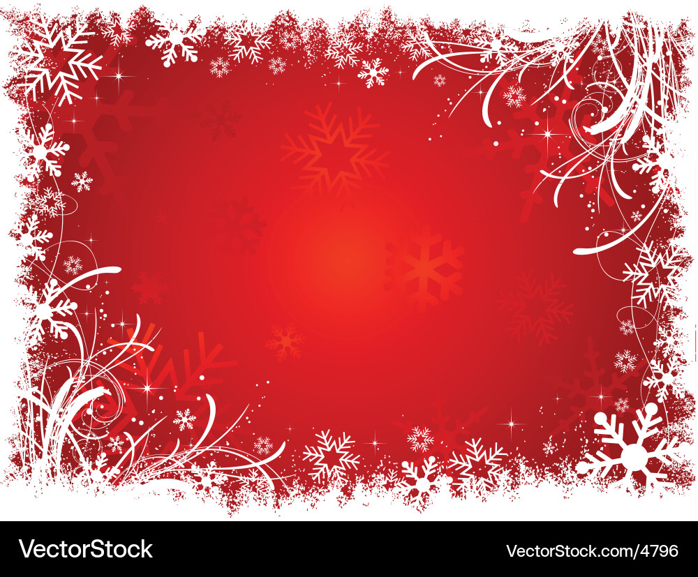 Snowflake Winter Background vector image