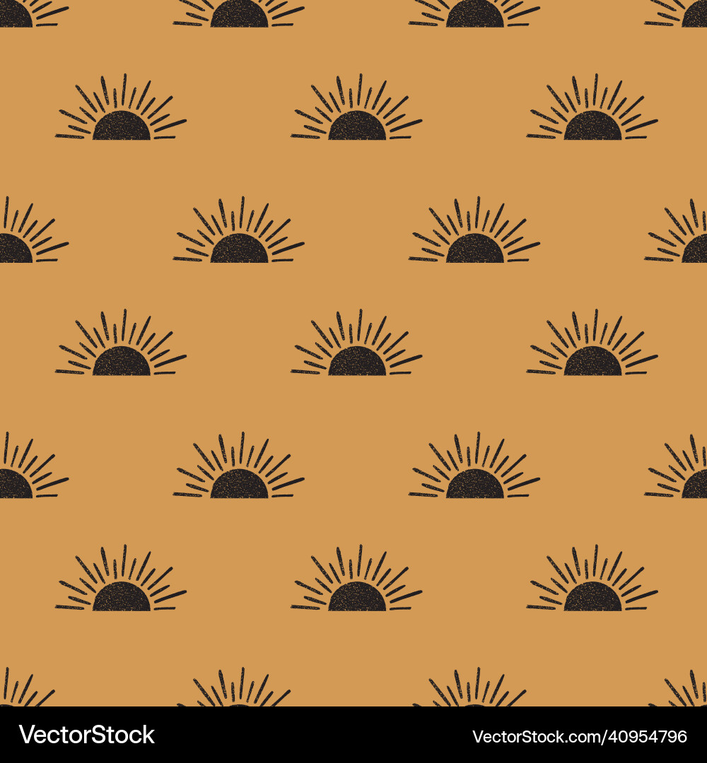 Sun pattern repeat wood carving block Sun pattern repeat wood carving block Vector Image