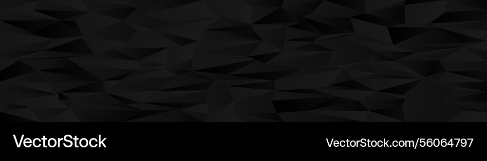 Abstract geometric pattern with dark triangular vector image