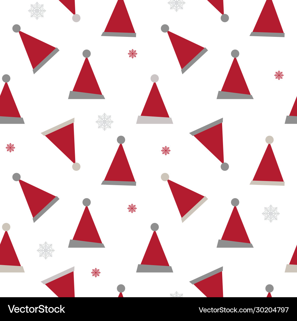 Abstract seamless pattern background with winter Vector Image