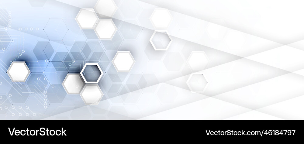 Artificial intelligence technology web background Artificial intelligence technology web background vector image